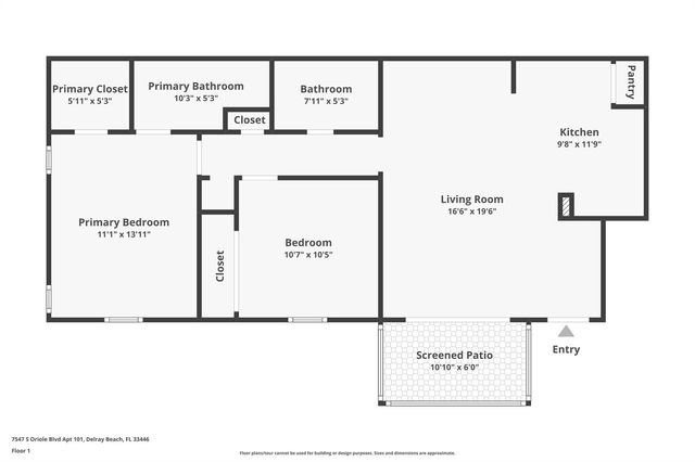 7547 S Oriole Boulevard 101, Delray Beach, FL 33446