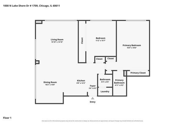 1000 N Lake Shore Drive 1709, Chicago, IL 60611