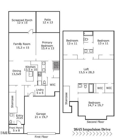 2645 Impulsion Drive, New Hill, NC 27562
