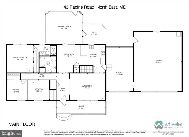 43 RACINE RD, North East, MD 21901