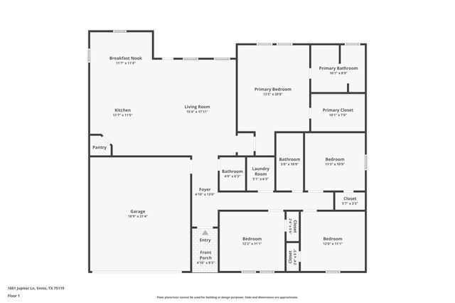 1601 Jupiter Lane, Ennis, TX 75119