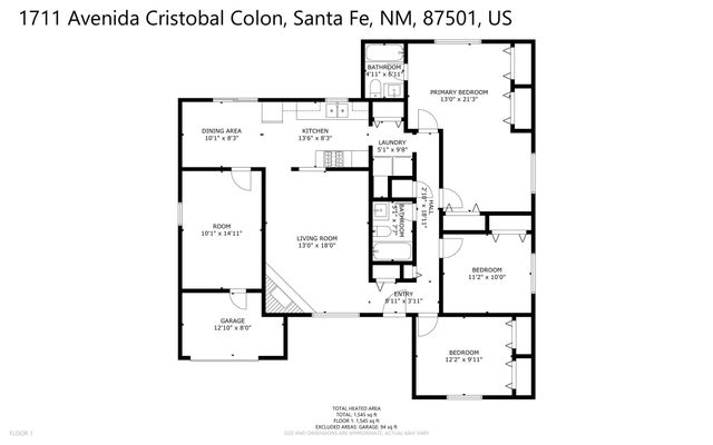 1711 Avenida Cristobal Colon, Santa Fe, NM 87501