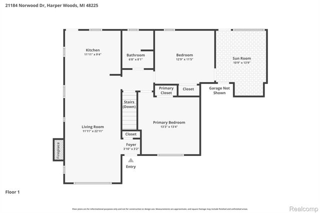 21184 Norwood Drive, Harper Woods, MI 48225