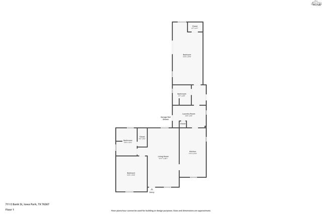 711 E BANK STREET, Iowa Park, TX 76367