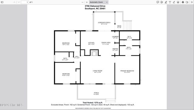 3766 Oakwood Drive SE, Boiling Spring Lakes, NC 28461