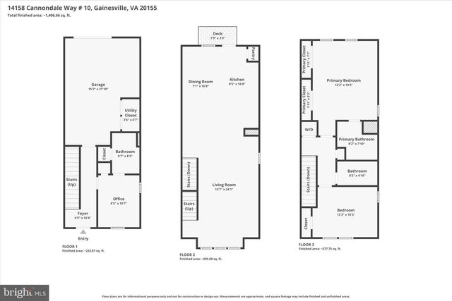 14158 CANNONDALE WAY, Gainesville, VA 20155