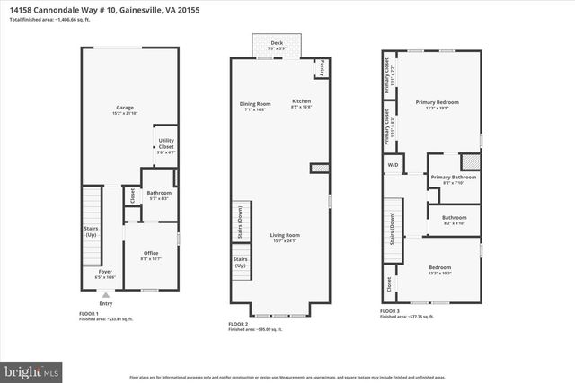 14158 CANNONDALE WAY, Gainesville, VA 20155