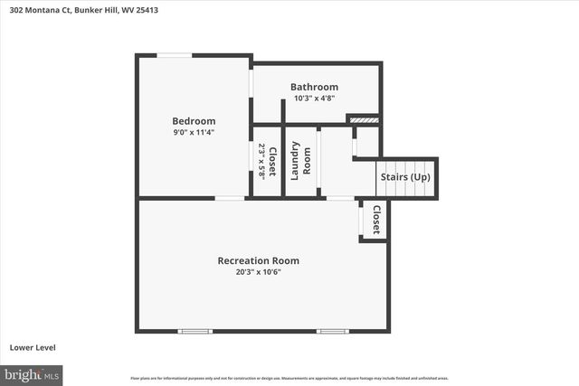 302 MONTANA CT, Bunker Hill, WV 25413