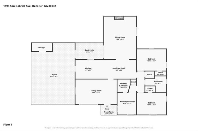 1598 San Gabriel Avenue, Decatur, GA 30032