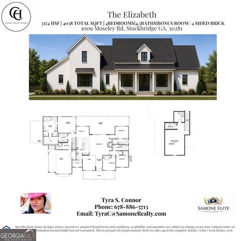 1009 Moseley Road, Stockbridge, GA 30281