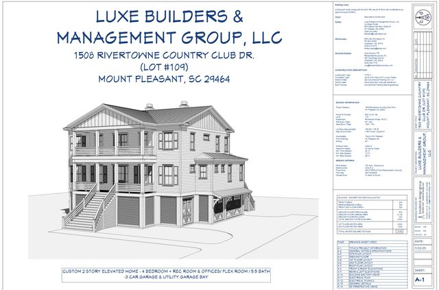 1508 Rivertowne Country Club Drive, Mount Pleasant, SC 29466