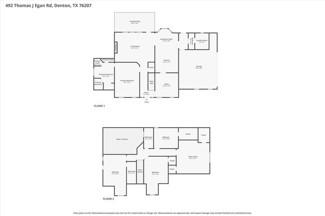 492 Thomas J Egan Road, Denton, TX 76207