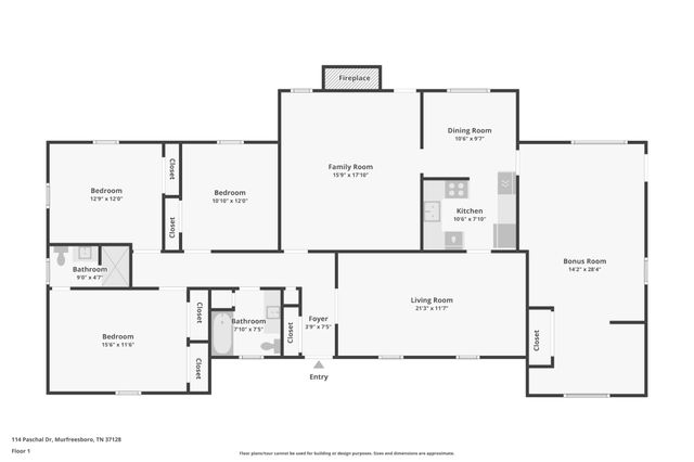 114 Paschal Dr, Murfreesboro, TN 37128