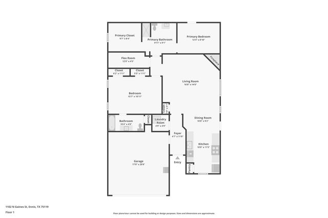 1102 N Gaines Street, Ennis, TX 75119