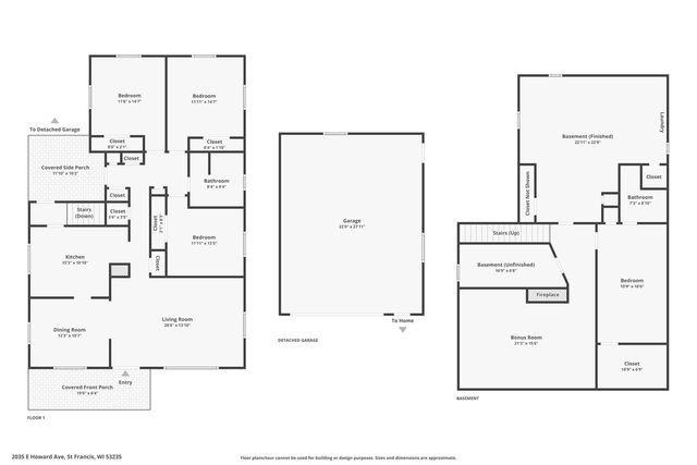 2035 E Howard AVENUE, Saint Francis, WI 53235