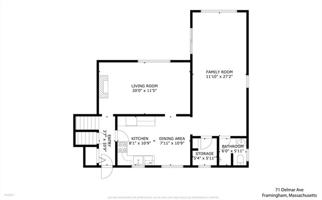 71 Delmar Ave, Framingham, MA 01701