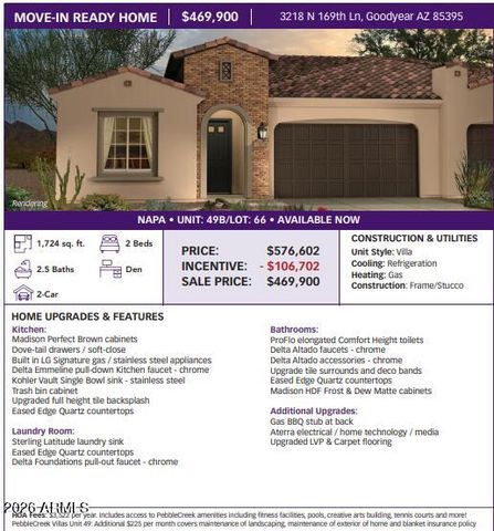 3218 N 169TH Lane, Goodyear, AZ 85338