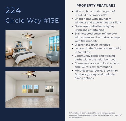 224 Circle WAY 13E, Jarrell, TX 76537