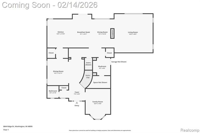 8844 Ridge Drive, Washington, MI 48095