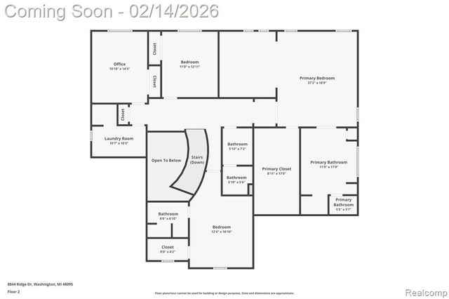 8844 Ridge Drive, Washington, MI 48095