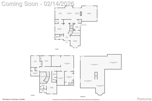 8844 Ridge Drive, Washington, MI 48095