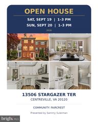 13506 STARGAZER TER, Centreville, VA 20120
