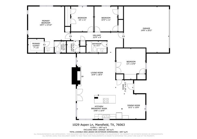 1029 Aspen Lane, Mansfield, TX 76063