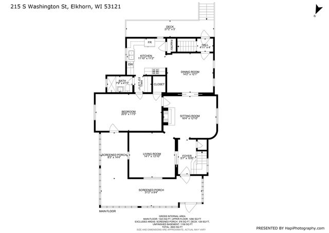 215 S Washington STREET, Elkhorn, WI 53121