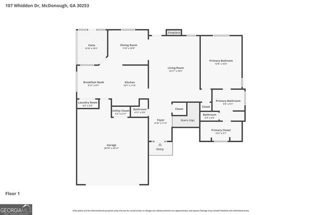 107 Whiddon Drive, Mcdonough, GA 30253