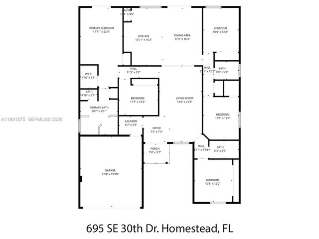 695 SE 30th Dr, Homestead, FL 33033