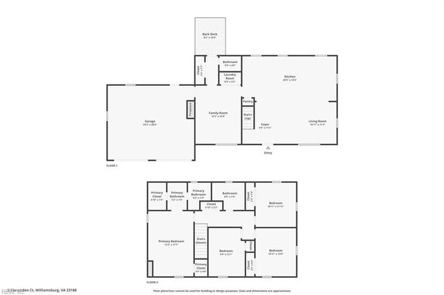 2 Clarendon CT, Williamsburg, VA 23188