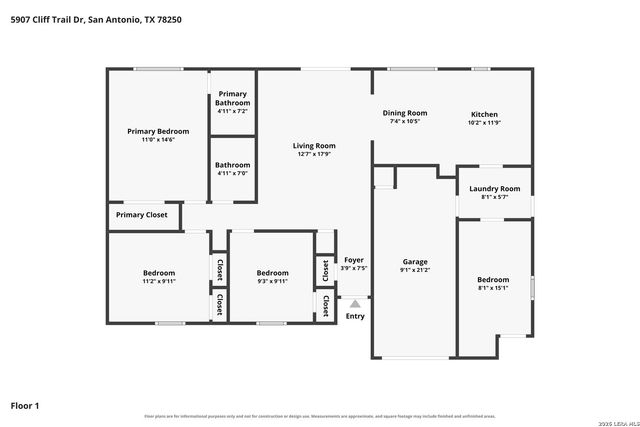 5907 CLIFF TRAIL DR, San Antonio, TX 78250