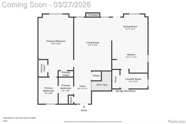 22432 Pointe Drive, Saint Clair Shores, MI 48081