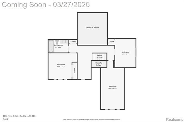 22432 Pointe Drive, Saint Clair Shores, MI 48081