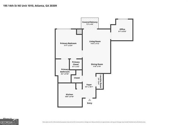 195 14th Street NE 1010, Atlanta, GA 30309