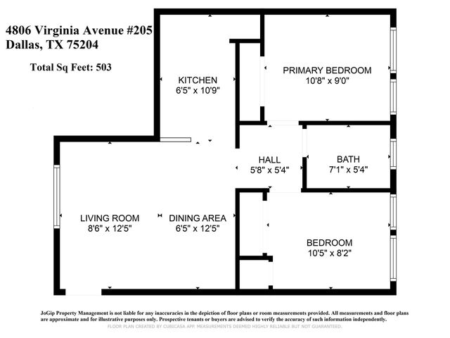 4806 Virginia Avenue 205, Dallas, TX 75204