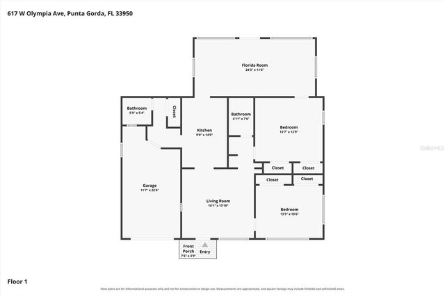 617 W OLYMPIA AVENUE, Punta Gorda, FL 33950