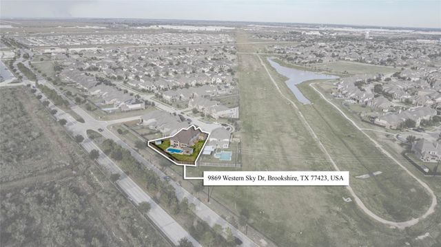 9869 Western Sky Drive, Brookshire, TX 77423