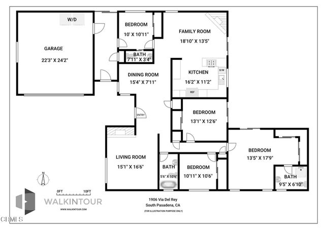 1906 Via Del Rey, South Pasadena, CA 91030