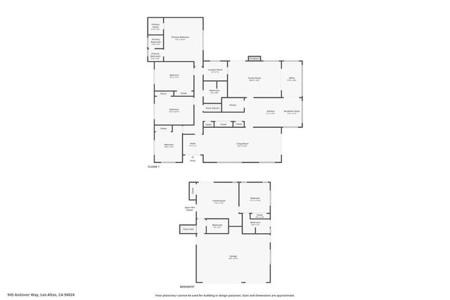 945 Andover Way, Los Altos, CA 94024