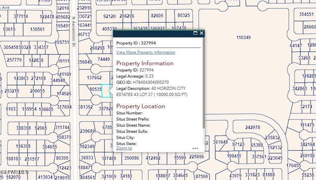 PN-327994 40 Horizon City Estates Lot 27, Horizon City, TX 79928