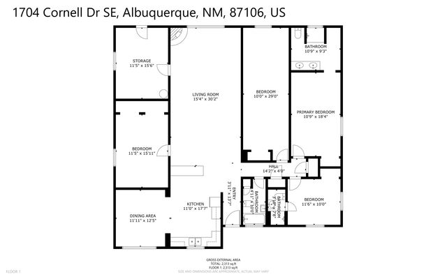 1704 Cornell Drive SE, Albuquerque, NM 87106