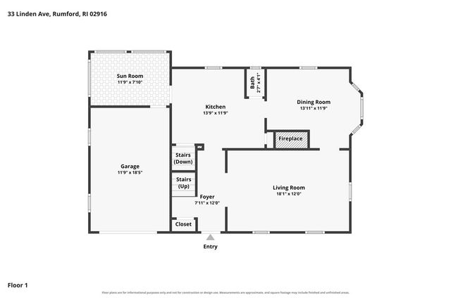 33 Linden Avenue, East Providence, RI 02916
