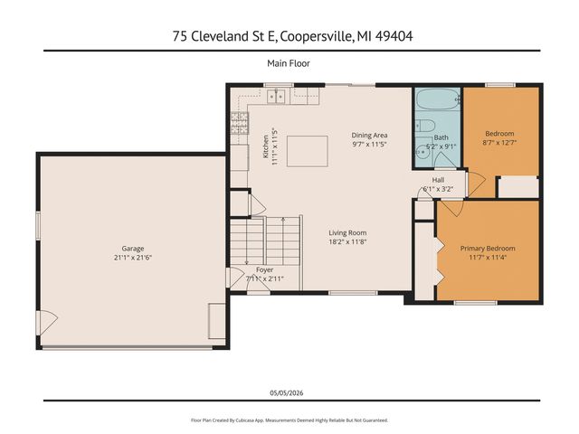75 Cleveland Street E, Coopersville, MI 49404