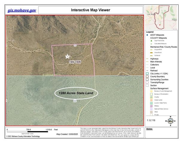 17445 S La Cienega Ranch Road, Yucca, AZ 86438