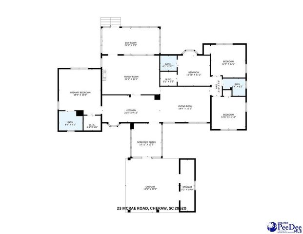 23 McRae Road, Cheraw, SC 29520