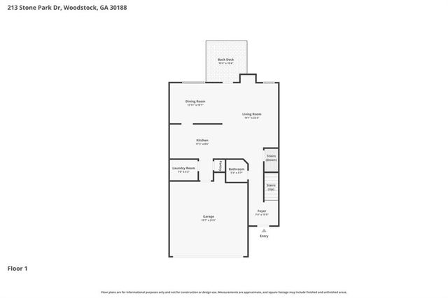 213 Stone Park Drive, Woodstock, GA 30188