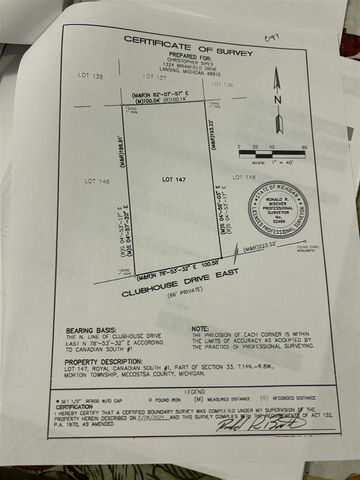 6754 Club House Drive, Stanwood, MI 49346