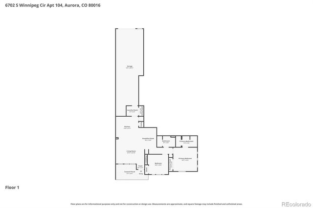 6702 S Winnipeg Circle 104, Aurora, CO 80016