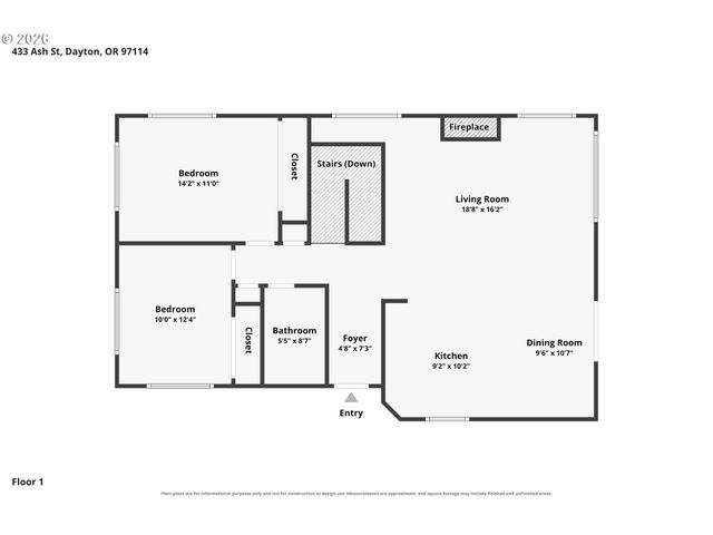 433 Ash St, Dayton, OR 97114